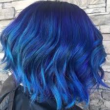 Loose blonde drown dark curls mahogany violet and blonde. Light Blue Hair Color Ideas Trending In December 2020