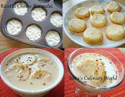 Uma S Culinary World Baked Ricotta Cheese Rasmalai Dessert Recipes Indian Dessert Recipes Indian Desserts