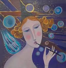 Between Moments. Painting by Tim Darnell