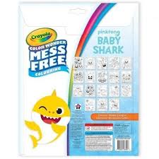 Folder style packaging works as reusable storage for. Baby Shark Crayola Colour Wonder Mess Free Colouring Pages And Markers Thomas Online Free Coloring Pages Color Wonder Free Coloring