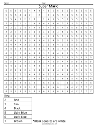 This is an open source pixel art drawing tool by jennmoneydollars, now on glitch.com! Super Mario Color By Number Coloring Squared