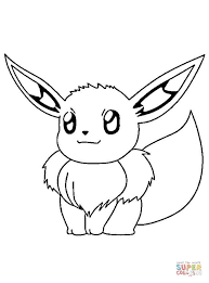 Gallery of vulpix sprites from each pokémon game, including male/female differences, shiny pokémon and back sprites. Eevee Super Coloring Pokemon Coloring Pikachu Coloring Page Pokemon Coloring Pages