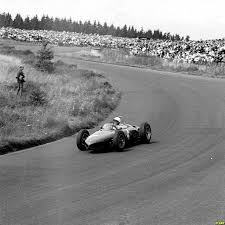 Frenchcurious Phil Hill Ferrari 156 Grand Prix D Allemagne Nurburgring 1961 Uk Racing History Vintage Racing Poster Vintage Race Car Racing