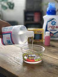 暑い夏にピッタリ セリアの材料で子供とおうち遊び スライム 作り方 スライム 作り方 簡単 手作りおもちゃ 幼児