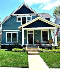 13 Blue Houses With Charming Curb Appeal Town Country Living House Exterior Blue Best Exterior House Paint House Paint Exterior