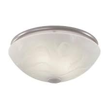 Nutone Decorative Brushed Nickel 80 Cfm Ceiling Exhaust Bath Fan Alabaster Glass With Light Energy Star 773bnnt The H Bath Fan Fan Light Ceiling Fan Bathroom