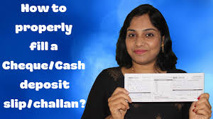 The bank has a lien on cheques deposited to the customer's account, to the extent that the customer is indebted to the bank. How To Properly Fill A Cheque Cash Deposit Slip Or Challan And Feel Unstoppable