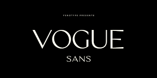 Fontspring Vogue Sans Fonts By Fenotype Vogue Font Shop New Fonts