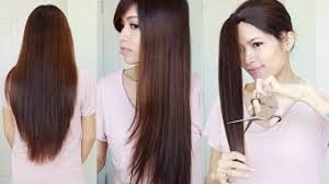 Browse through countless haircuts, hair styles and hair colours to find the one best suited to you. The Best Hair Hack How To Cut Layer Your Hair At Home Youtube