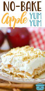 No Bake Apple Yum Yum Recipe Desserts Apple Dessert Recipes Baked Apple Recipes
