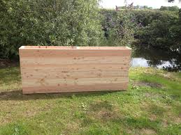 Bac A Fleurs En Bois Extra Haut 650 Mm X 2 M Pret A L Emploi Amazon Fr Jardin Fleurs En Bois Bac A Fleurs Jardiniere En Bois