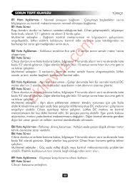 E1 in hata açıklaması mıknatıs hatasıydı. Dynamic A340 Kosu Bandi Kullanma Kilavuzu Sayfa 20 Ekilavuz Com