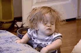 Stressed Baby Gif Stressed Stress Baby Gifs Sleeping Gif Tired Gif Baby Gif