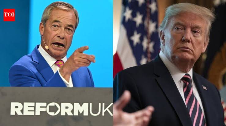 Northern Ireland is part of UK': Nigel Farage rejects Trump's call for  united Ireland - The Times of India