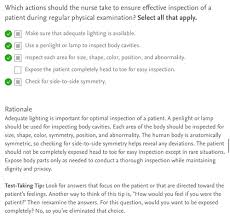 Chapter 20 Health History And Physical Assessment Flashcards Quizlet