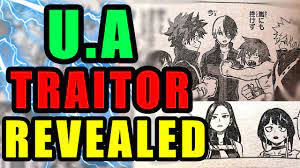 U.A TRAITOR REVEALED | My Hero Academia Chapter 335 SPOILERS/LEAKS (MHA  Manga) - YouTube