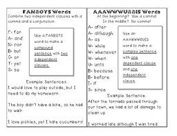 Fanboy Anchor Chart Worksheets Teaching Resources Tpt
