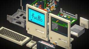 1984 Apple Macintosh 128k Expanded By D0rkmushr00m 3d Model Apple Macintosh Macintosh 3d Model