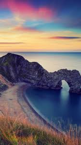 « download this wallpaper for iphone 7 plus or choose another screen size or phone. Durdle Door Beach Sunset Iphone 6 Wallpaper Hd Free Download Iphonewalls