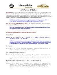 Webber ( using apa, 2014). Apa 6th