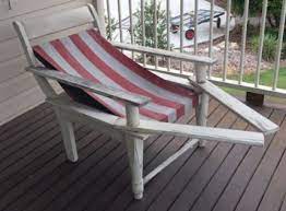 Antique Vintage Squatters Chairs Red White C1930s Lounging Relaxing Furniture Gumtree Australia Brisbane North West Furniture Chair Outdoor Chairs