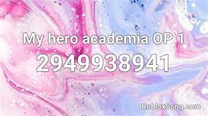 We will add them to the code list as soon as they are available. Id Code For My Hero Academia Images My Hero Academia Odd Future Roblox Id Roblox Music Codes Avatar Abyss Anime My Hero Academia Yuriko Vashon
