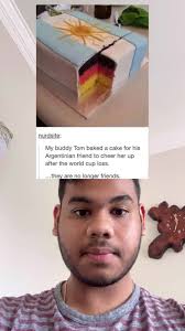 Friend Makes Cake for World Cup