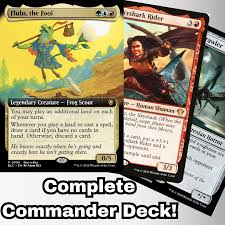 MTG Commander EDH Deck Flubs, the Fool 100 Cards Custom Deck Temur  Bloomburrow