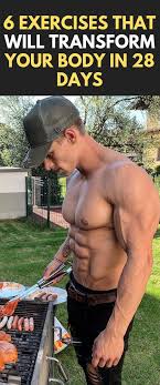 6 Exercises That Will Transform Your Body In 28 Days Fitness Bodybuilding Gym Transformbody Workout Exercise Workout Challenge Fun Workouts