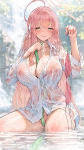 Rule 34 - 🙂 Blue Archive Bra Removed Convenient Censoring Half-closed Eyes  Hanako (blue Archive) Hanako (swimsuit) (blue Archive) Huge Breasts  Kitsune-neko Make-up Work Club (blue Archive) Naked Shirt No Panties Nose