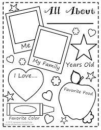 Select the one that may surely work for both of you. Preschool All About Me Coloring Pages