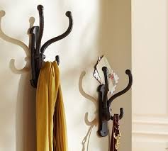 Moran Wall Hook Pottery Barn Wall Hooks Wall Mounted Hooks