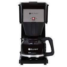 It comes with a glass carafe and can brew. Bunn Grb Classic Speed Brew Black 10 Cup Coffee Maker