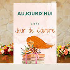 Affiche couture