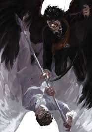 Beelzebub Vs Michael Good Omens Book Fandom Drawing Fanart Tv