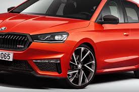 This is the new skoda fabia. The New Skoda Fabia Also Received The Rs Version