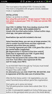 Fifa 22 consists of four main game modes with their own trophies: Fifa 15 Arena Changer By Dr Productions Fifa 15