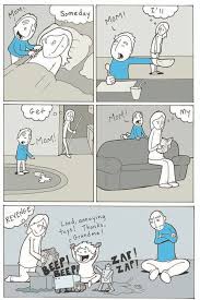 Everything you don't want to happen will happen, and you might find yourself begging for privacy and alone time. Talented Dad S Parenting Comics Are As Hilarious As They Are Scarily Accurate Working Mother