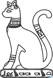You can use our amazing online tool to color and edit the following egyptian cat coloring pages. Ancient Egypt Cat Coloring Page Animal Etc Outlines Egyptian Pertaining To Egyptian Mau Coloring Pages Ancient Egypt Art Egypt Crafts Ancient Egyptian Art