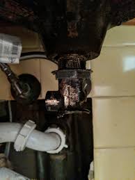 bathroom sink drain is completely stuck