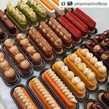 He Amazing Creations Made By Johanmartinofficial With Fashion Eclair Mould Made In Collaboration With Silikomartprofession Eclairs Cafe Food Gourmet Desserts