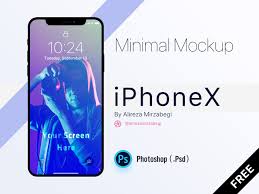 Minimal Iphone X Mockup Psd Free Psd Psd Template Free Mockup