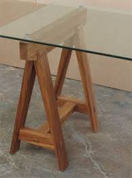 I Kinda Like It Trestle Leg Made With Effort Wood Trestle Table Glass Dining Table Trestles