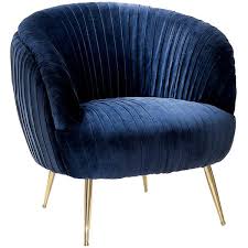 Abhika Kellit Royal Blue Armchair 1 460 Liked On Polyvore Featuring Home Furniture Chairs Ac Blue Velvet Chairs Blue Accent Chairs Pattern Accent Chair