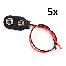 Average rating:0out of5stars, based on0reviews. 5x 9v Battery Clip Snap On Plug Holder Connector Cable With Wire Leads 9 Volt Walmart Com Walmart Com