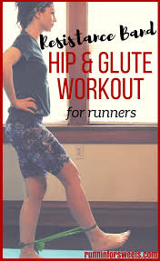 When you're pushing against it during an exercise, your muscles have to while you can use resistance bands for a whole body workout, they're especially great at shaping the legs and booty. another perk of using. Resistance Band Hip Glute Workout For Runners Runnin For Sweets