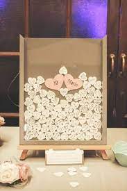 Drop top wooden boho frame alternative guest book. Diy Wedding Guest Book Frame W Hearts Diy Wedding Guest Book Guest Book Frame Wedding Wedding Guest Book