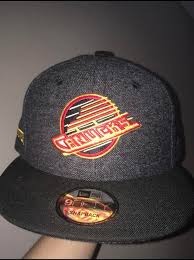 Either you honour the history of the team or you go back to designing fantasy logos for other teams. New Era Snapback Vintage Skate Logo Vancouver Canucks Men S Fashion Accessories Caps Hats On Carousell