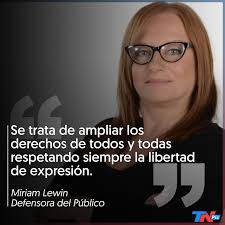 La periodista Miriam Lewin es la nueva titular de la Defensoría del Público 