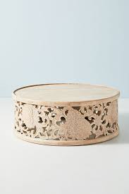 Handcarved Lotus Coffee Table Anthropologie Coffee Table Coffee Table Design Decorating Coffee Tables